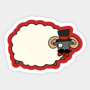 Dapper Ram Sticker